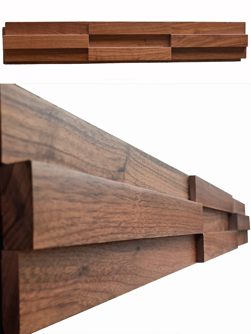 American Walnut Wood Panel-w18 Block