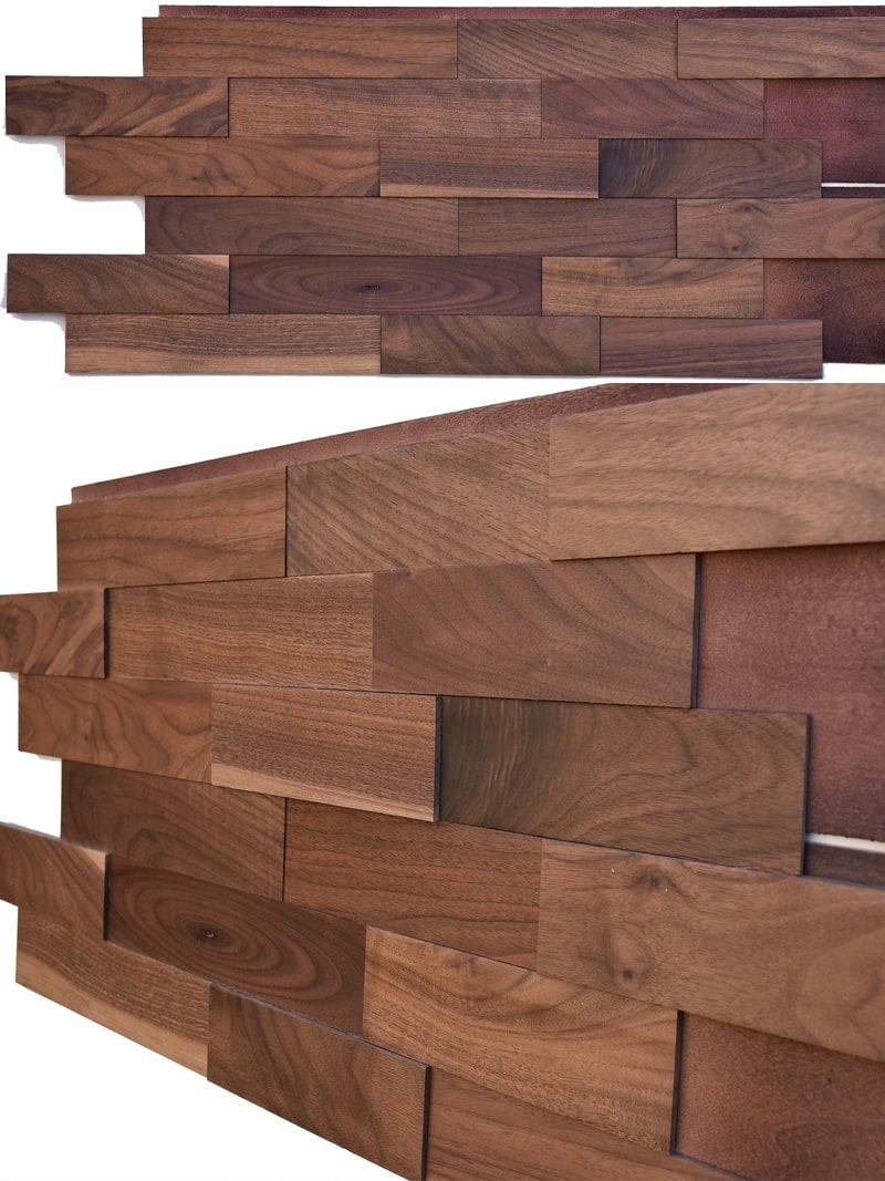 American Walnut Wood Paneling-w01