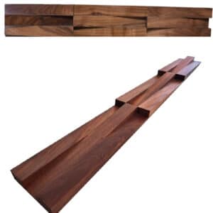 American Walnut Wood Panel-Wedge W33