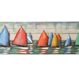 3D Metal Wall Art - Sailboat GC10052-1
