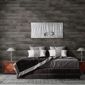 Wood Planks Dark Gray