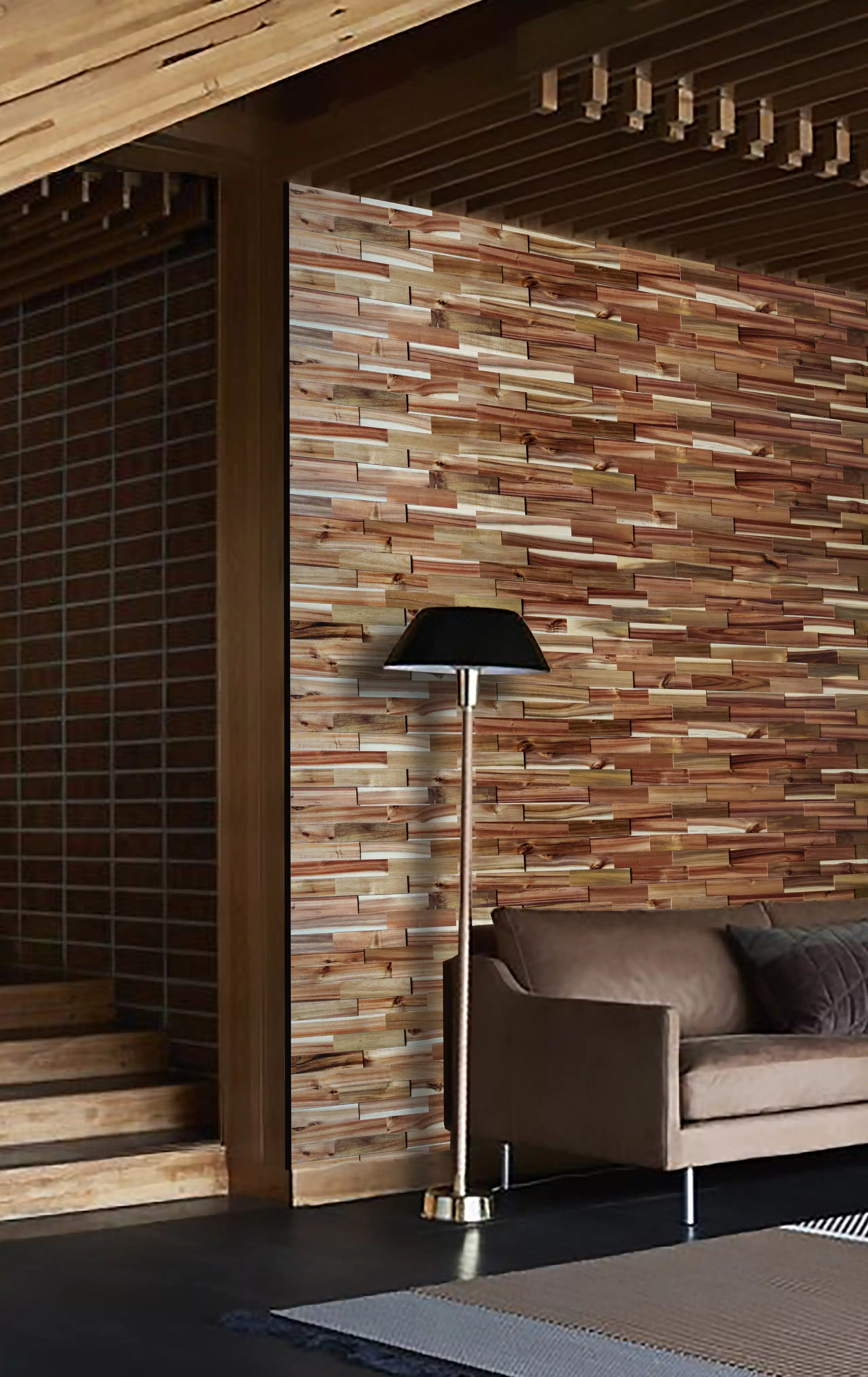 Vietnam Acacia Wood Panels-AC01 Gallery - Wall Decor 3D