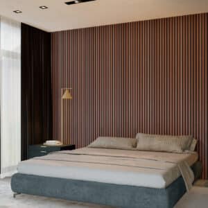 Acoustic Wood Slat Wall Panels - Walnut SL-W01