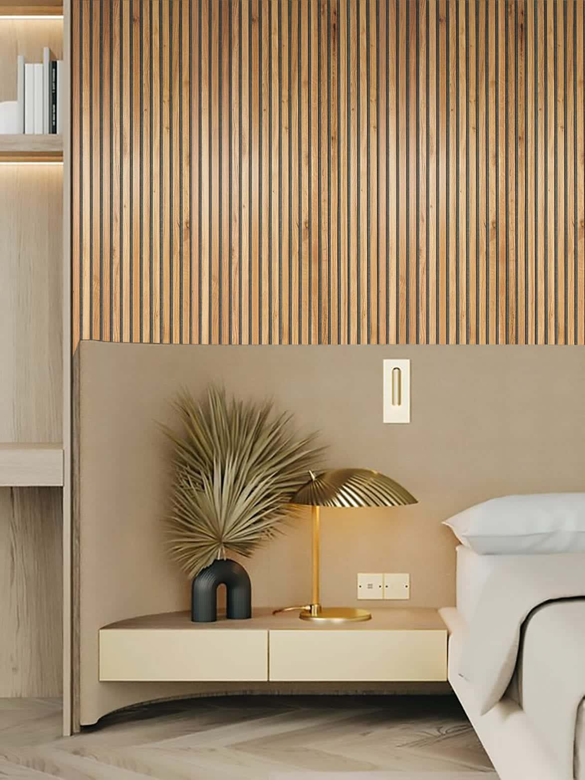 Wooden slat wall, wall panels & acoustic panels » WoodUpp