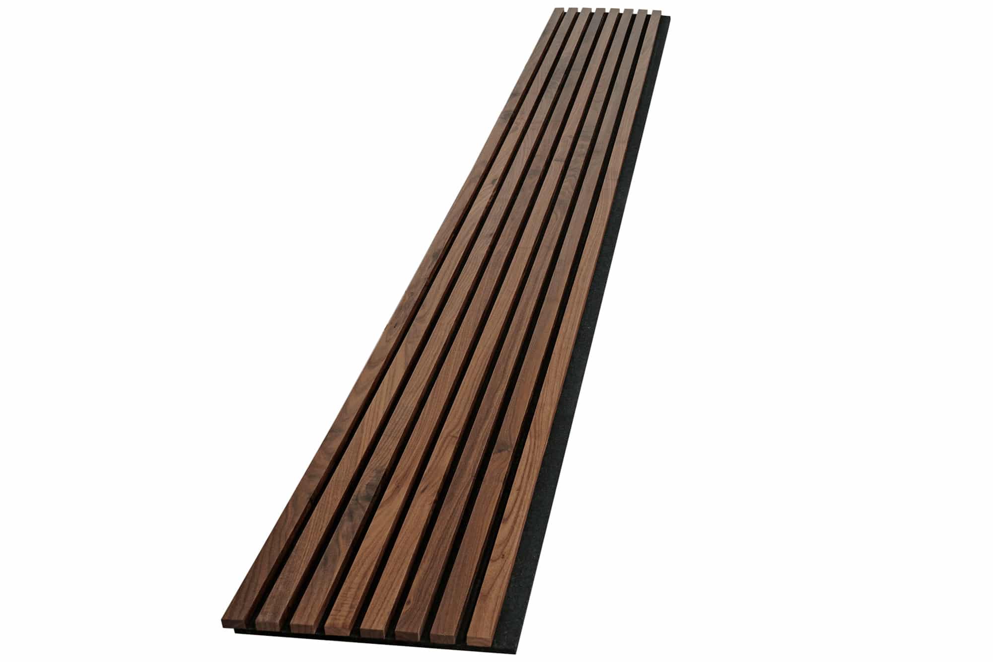 Light Walnut Acoustic Slat Wood Paneling for Soundproofing Walls - Squ –