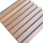 Slat Wood Panels Oak with Grey Felt