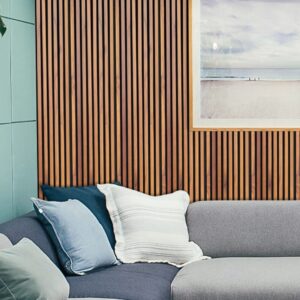 Acoustic Wood Slat Wall Panels - Teak SL-TE02