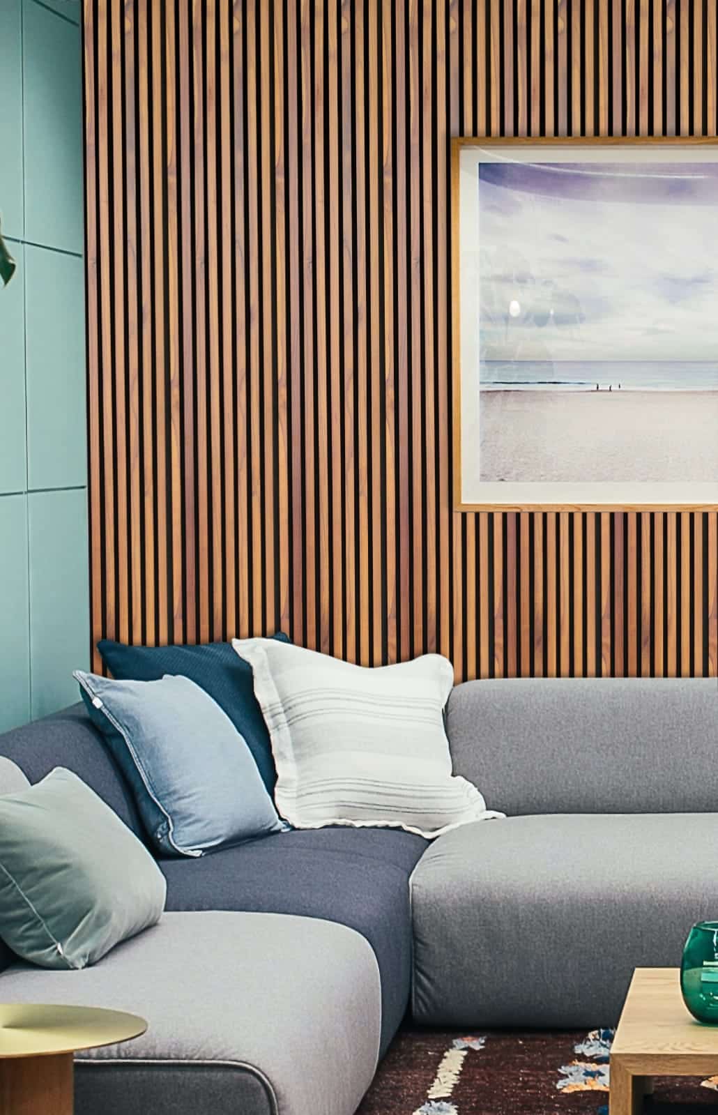 Acoustic Wood Slat Wall Panels - Teak Sl-te02