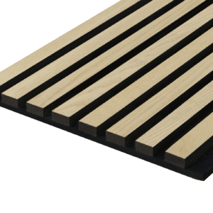 Acoustic Wood Slat Panel Veneer - Natural Oak