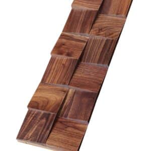 American Walnut Wood Panel-Square Mosaic W27