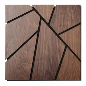 Acoustic Walnut Wood Panel-V-SQW01